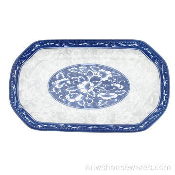 Оптовая керамическая тарелка белая фарфоровая тарелка